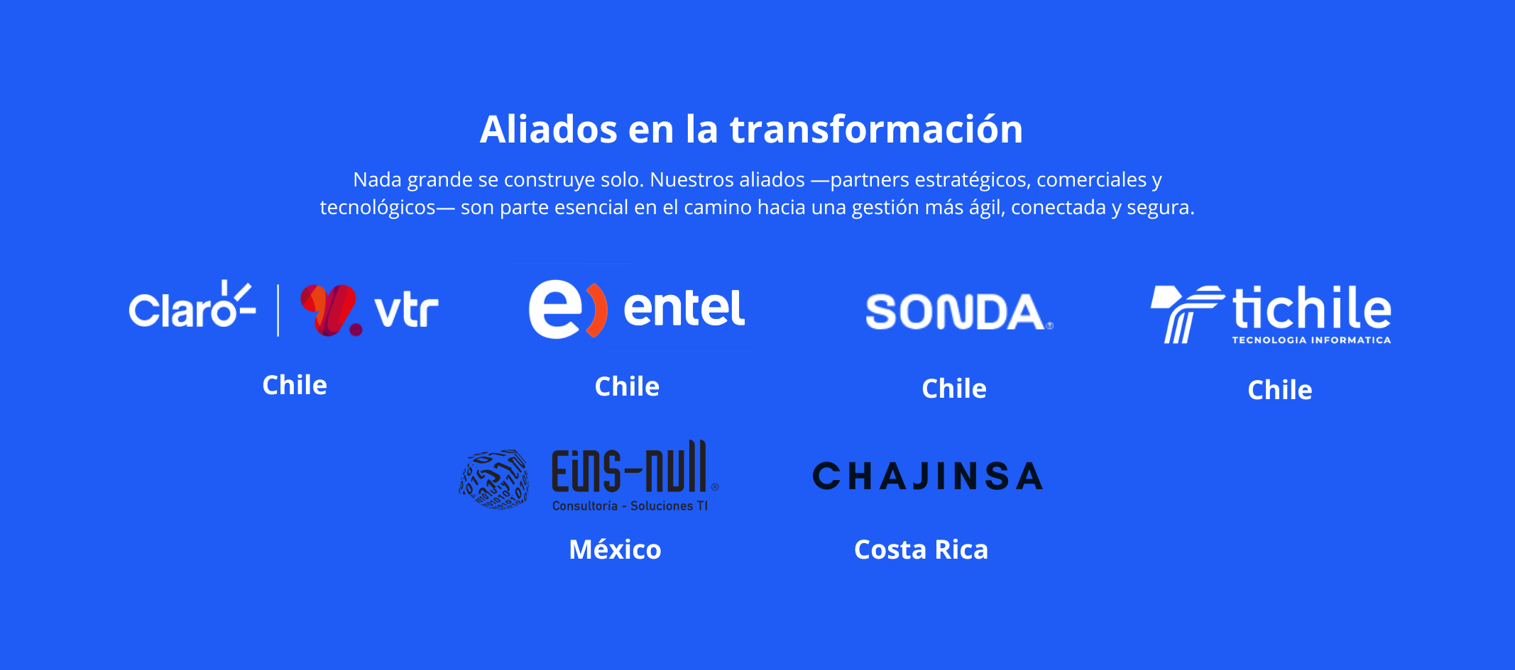 Alianzas y partners estratégicos